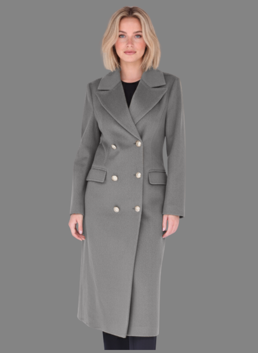 Alaska Double Breasted Overcoat No Belt