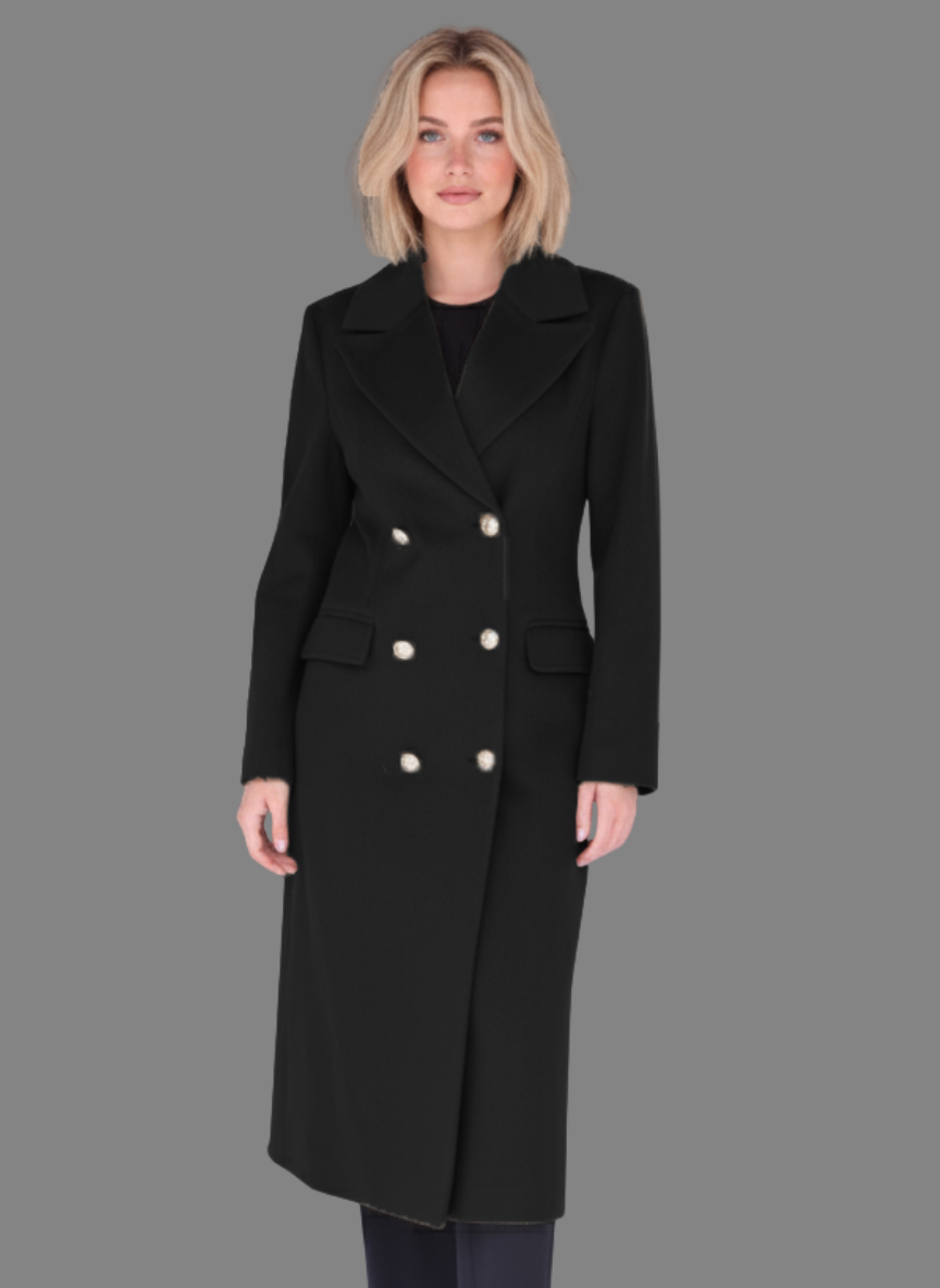 Alaska Double Breasted Overcoat No Belt