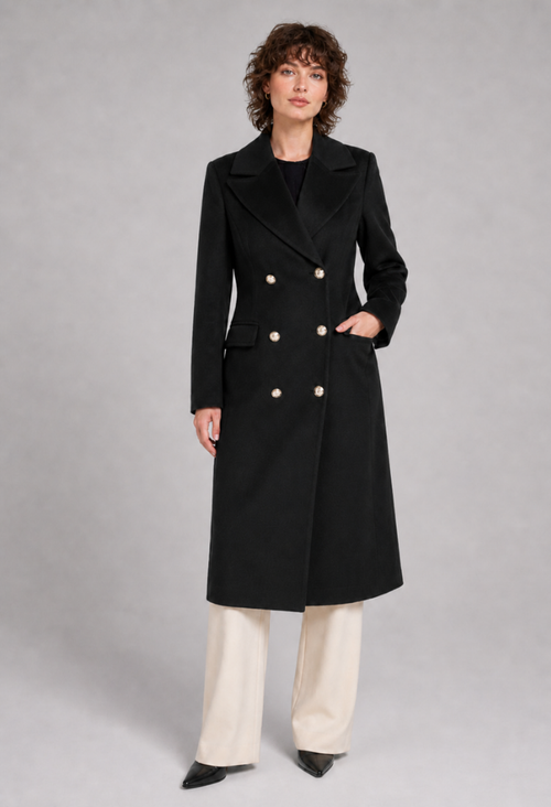 Alaska Double Breasted Overcoat No Belt