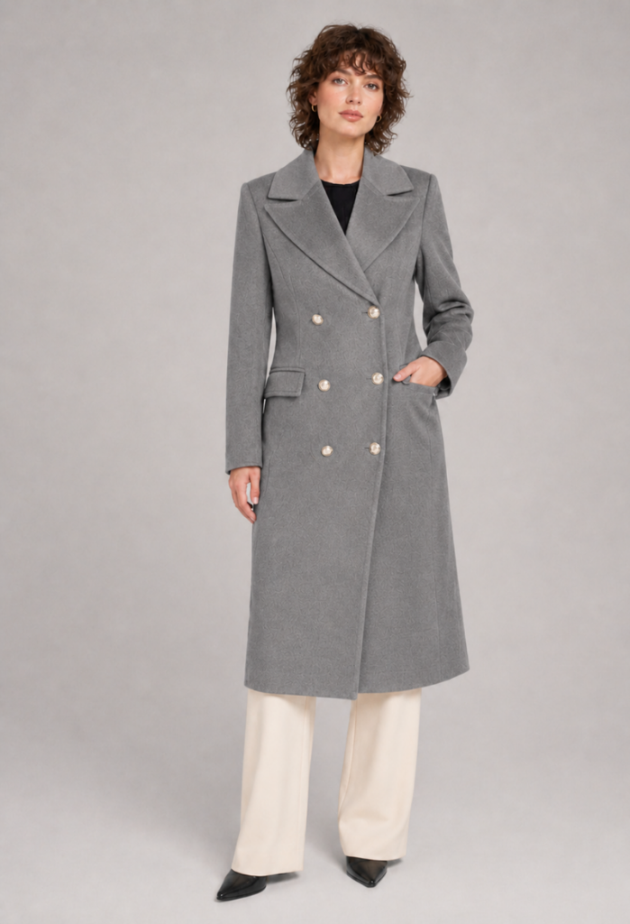 Alaska Double Breasted Overcoat No Belt