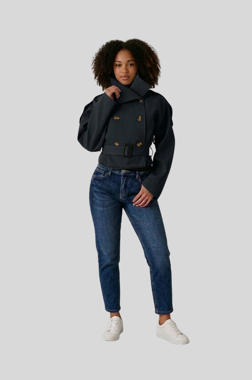 Almira High Collar Windbreaker