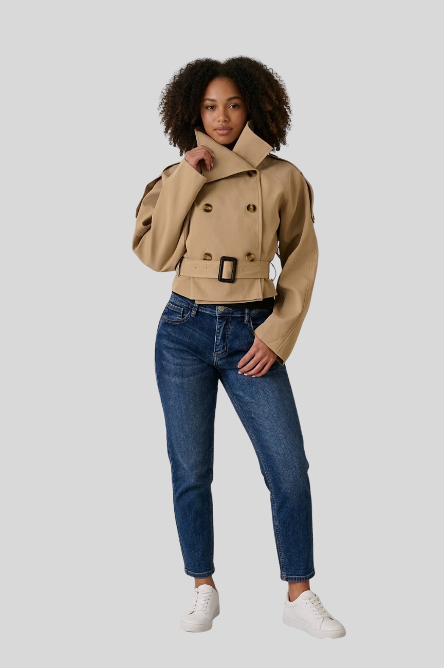 Almira High Collar Windbreaker