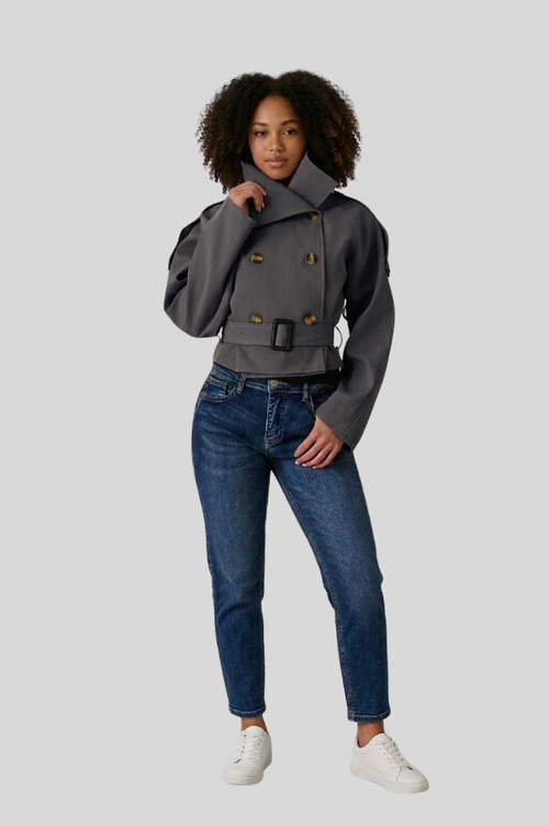 Almira High Collar Windbreaker