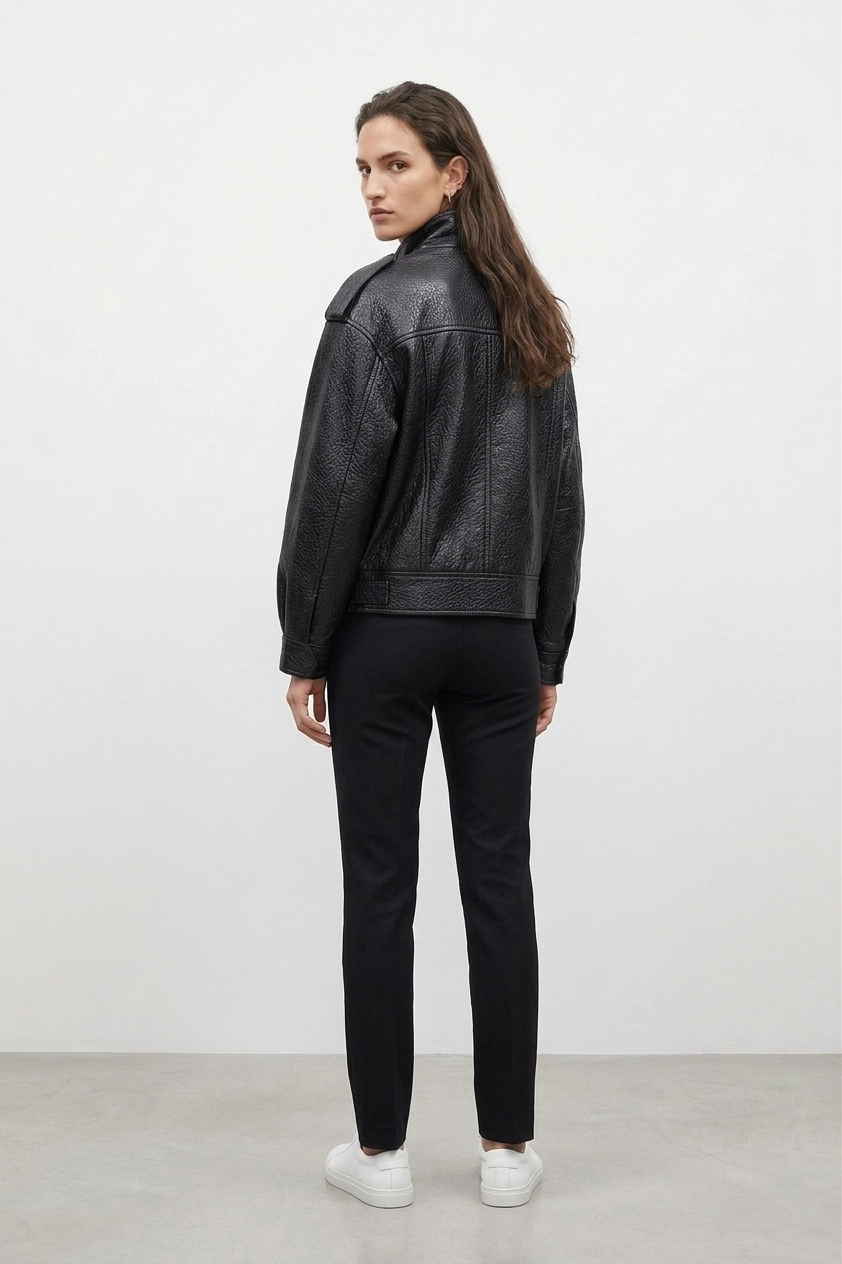 Capannori Tonal Panelled Suede Outerwear