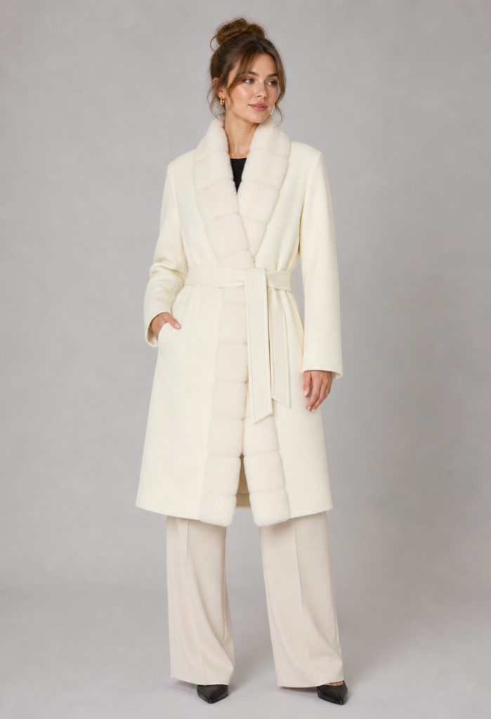 Elara Overcoat with Long Fur