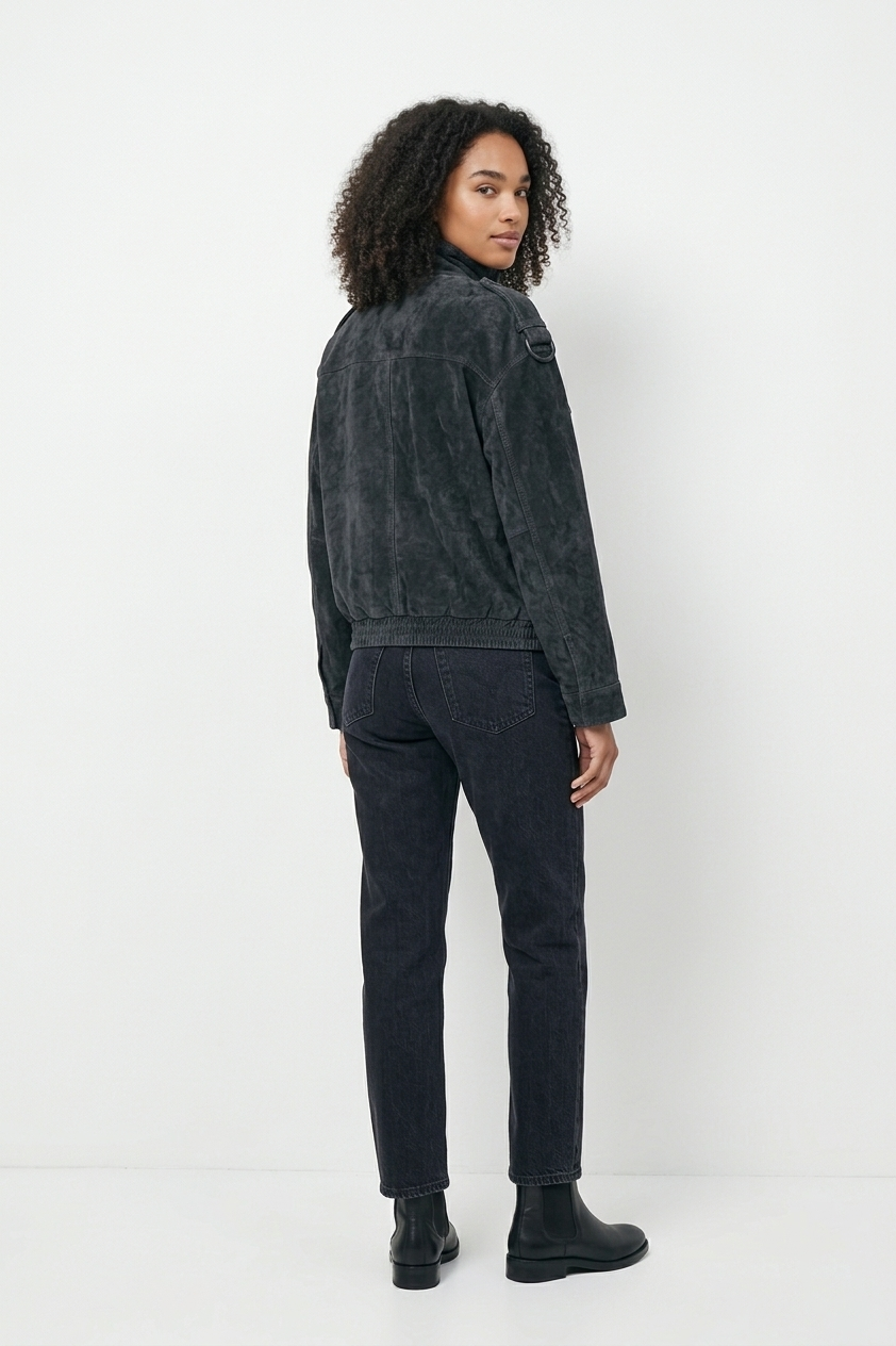 Kenitra Washed Suede Field Jacket