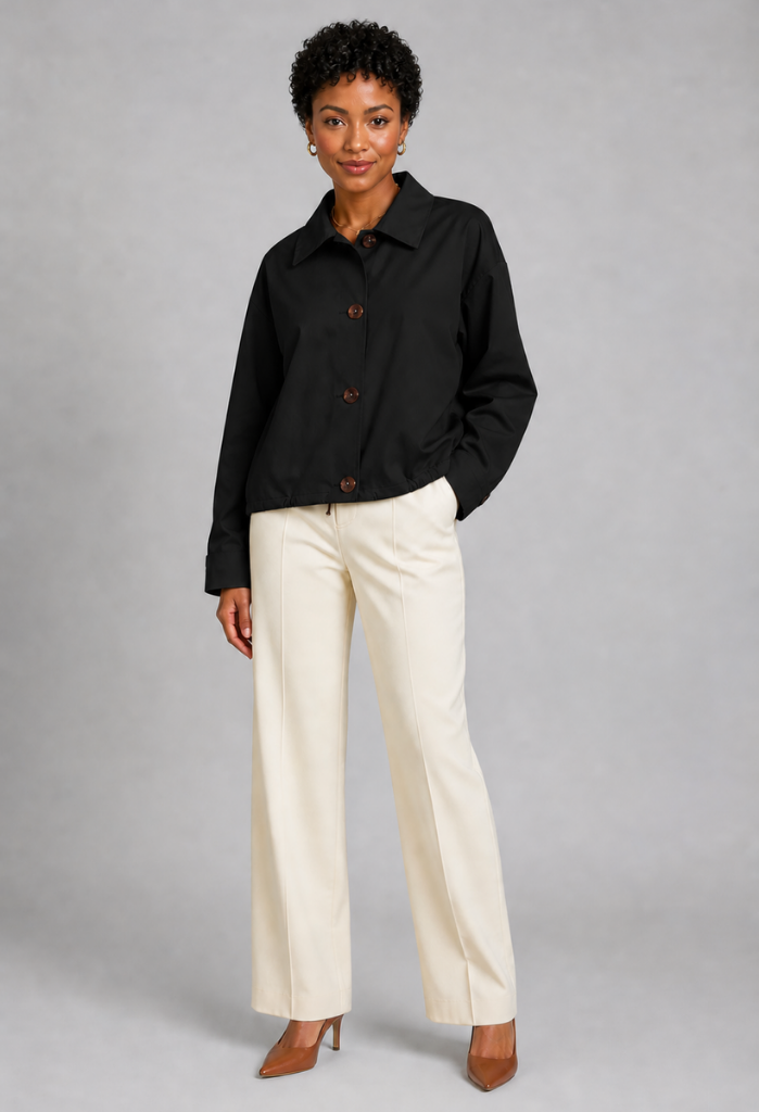 Locarno Crop Trench Coat