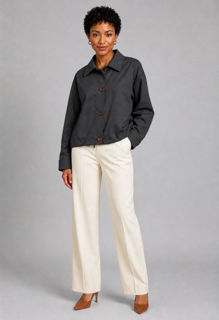 Locarno Crop Trench Coat