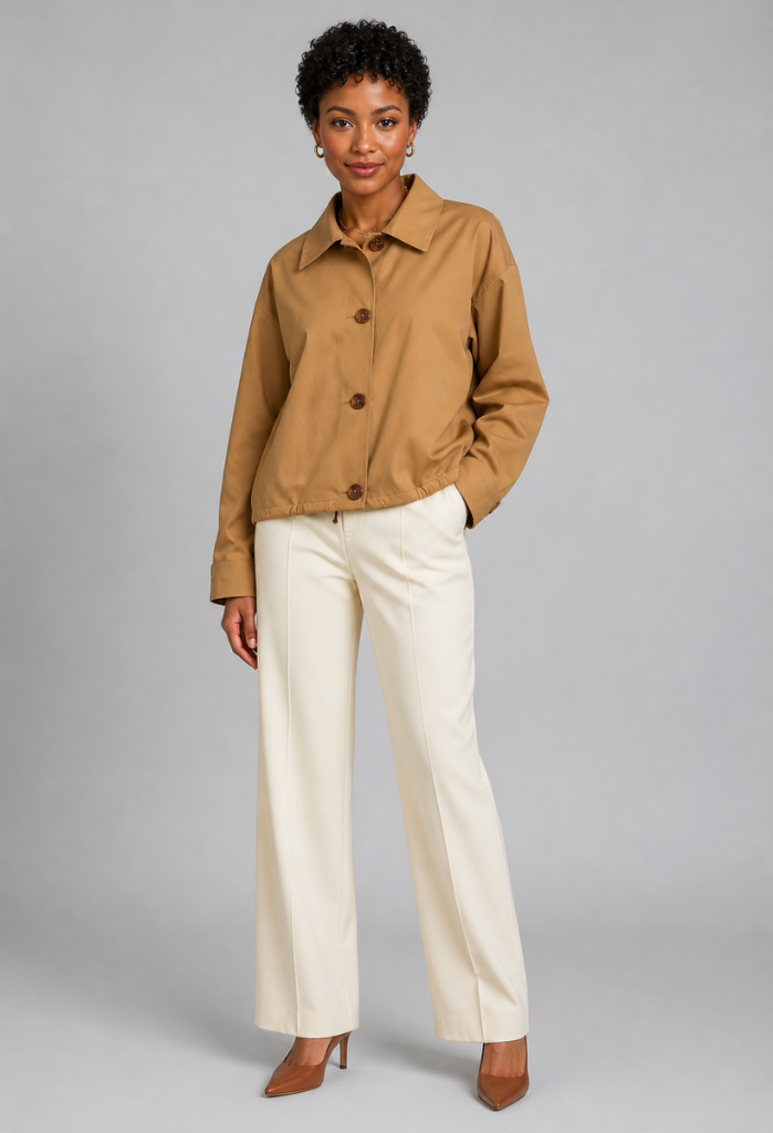 Locarno Crop Trench Coat