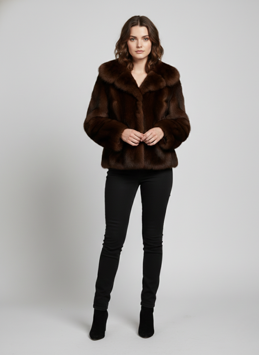 Mirana Thick Fur Shearling Jacket