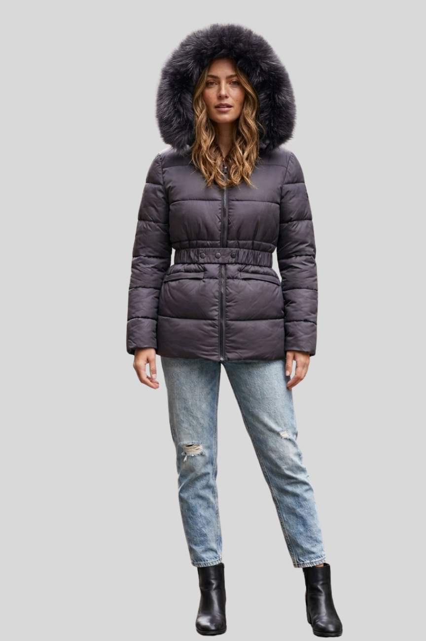 Montenegro Hooded Shearling Trimmed Jacket