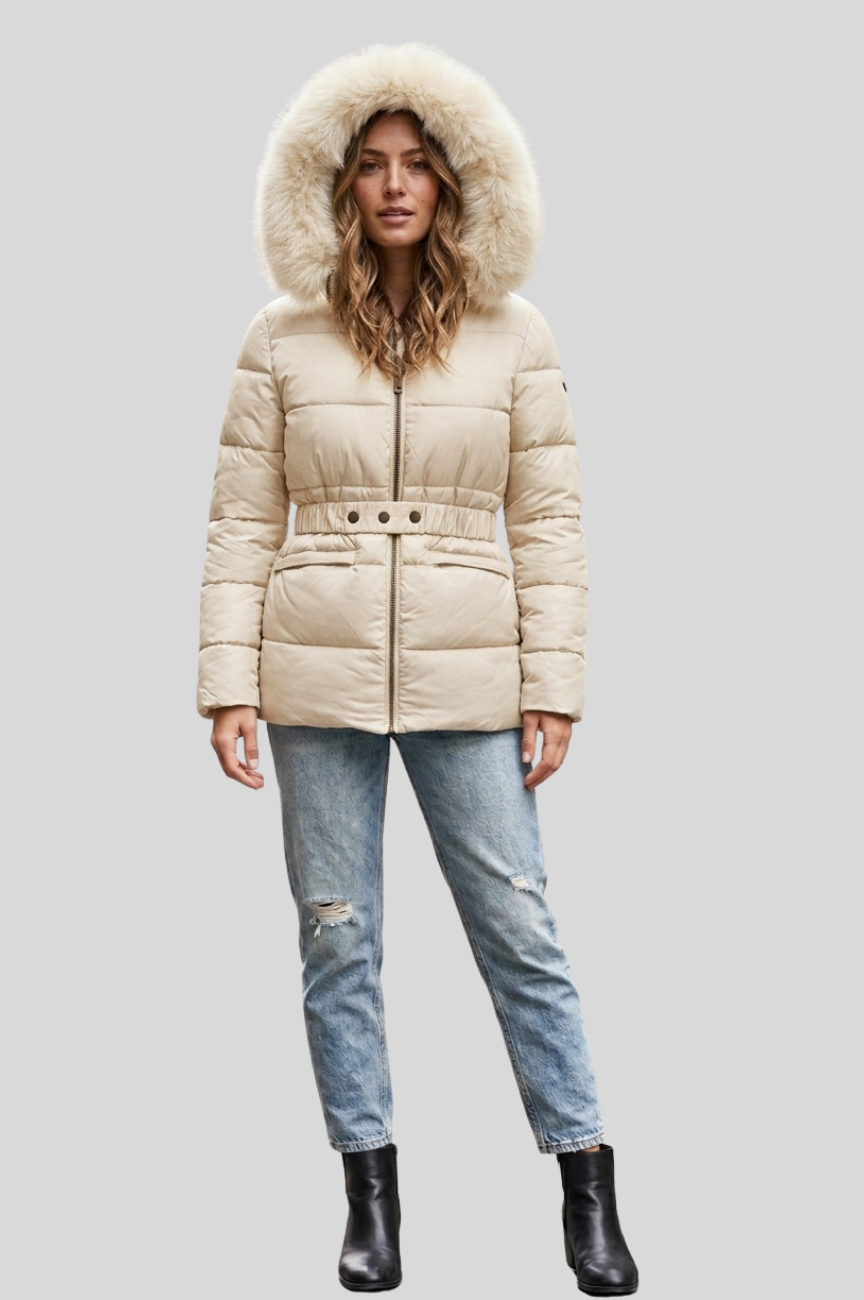 Montenegro Hooded Shearling Trimmed Jacket