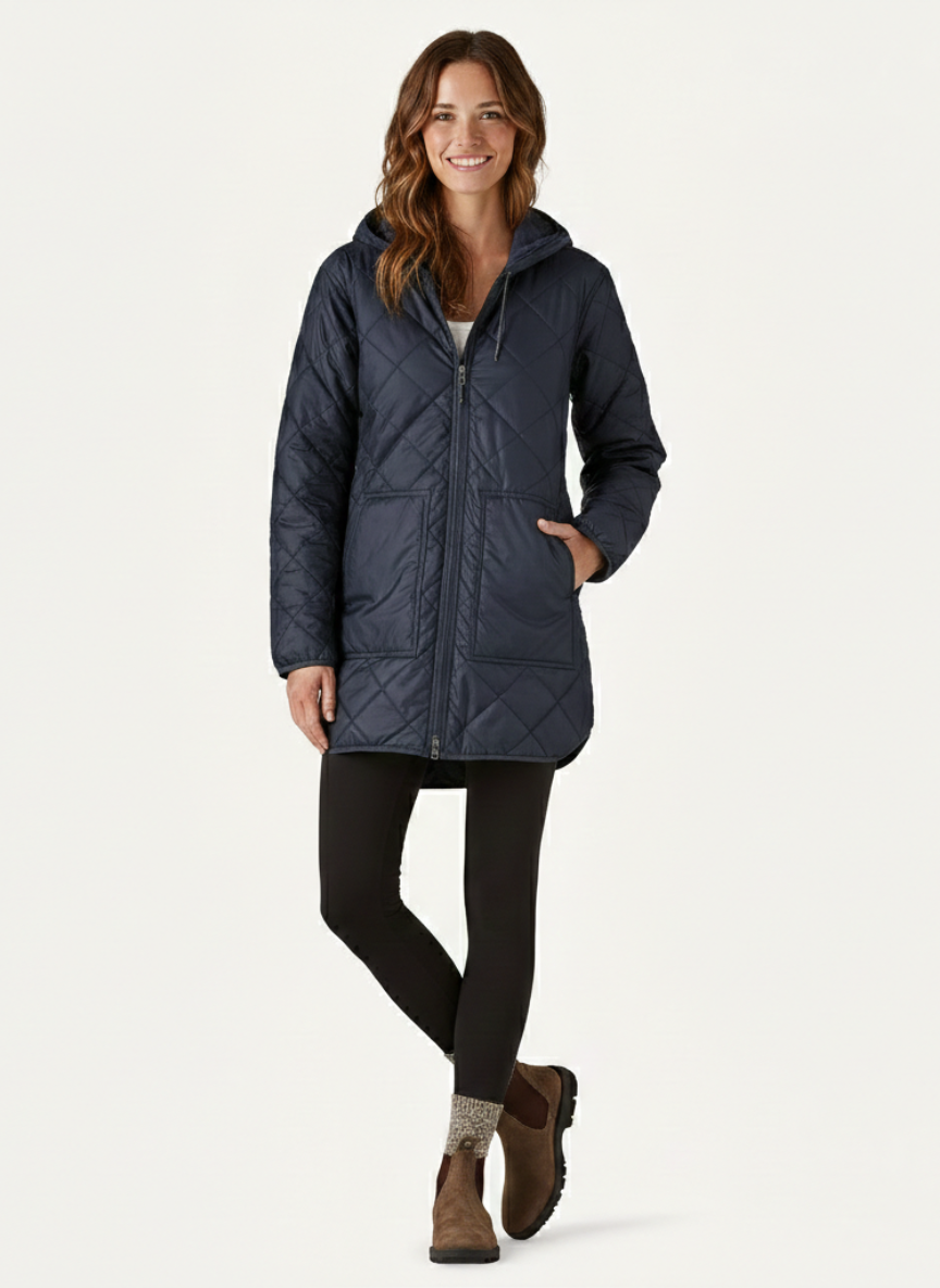 Montreal Diamond Quilted Parka