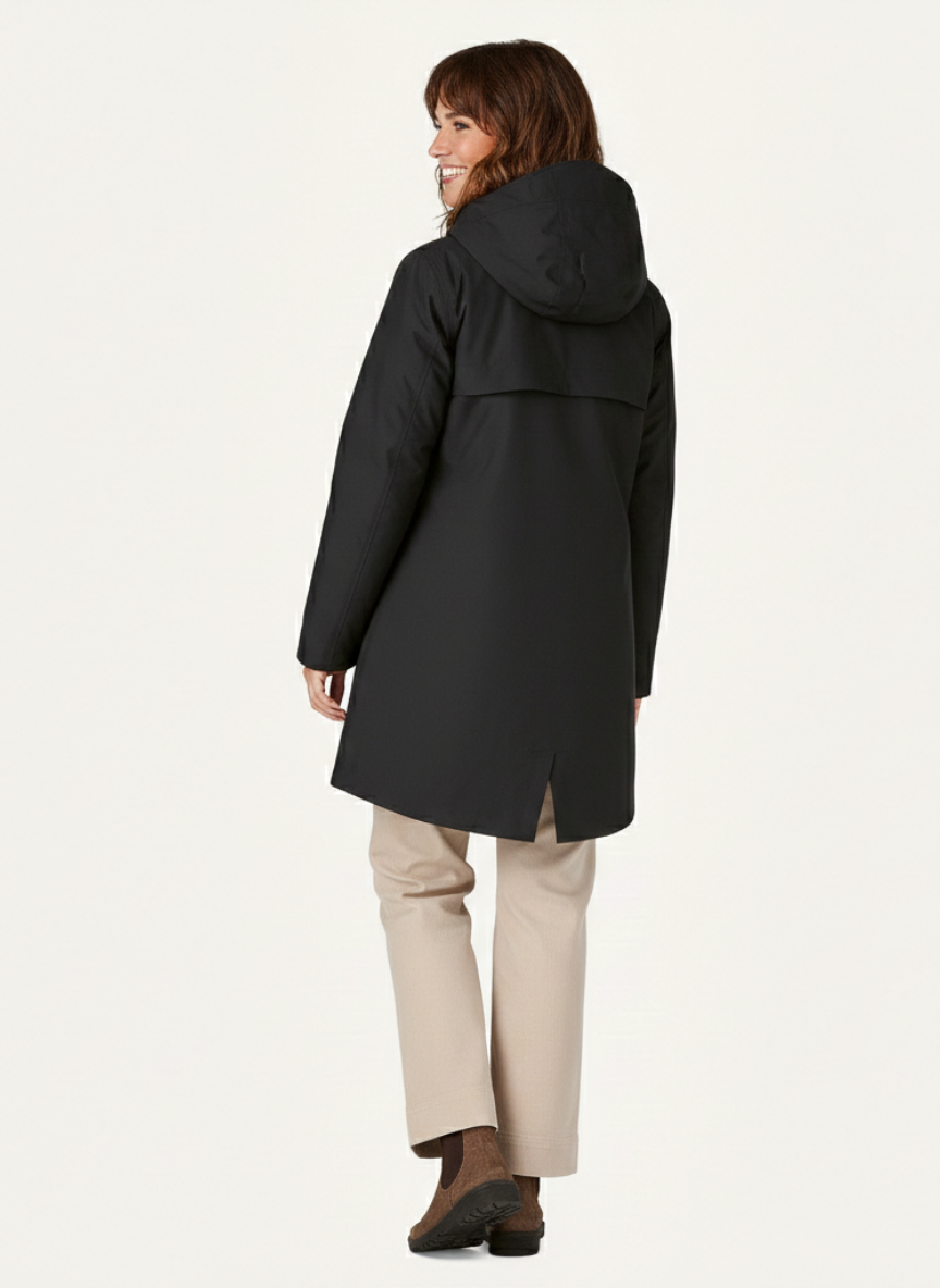 Oslo Hooded Parka with Two Way Zipper
