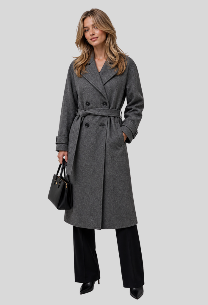 Tunisia Belted Maxi Coat