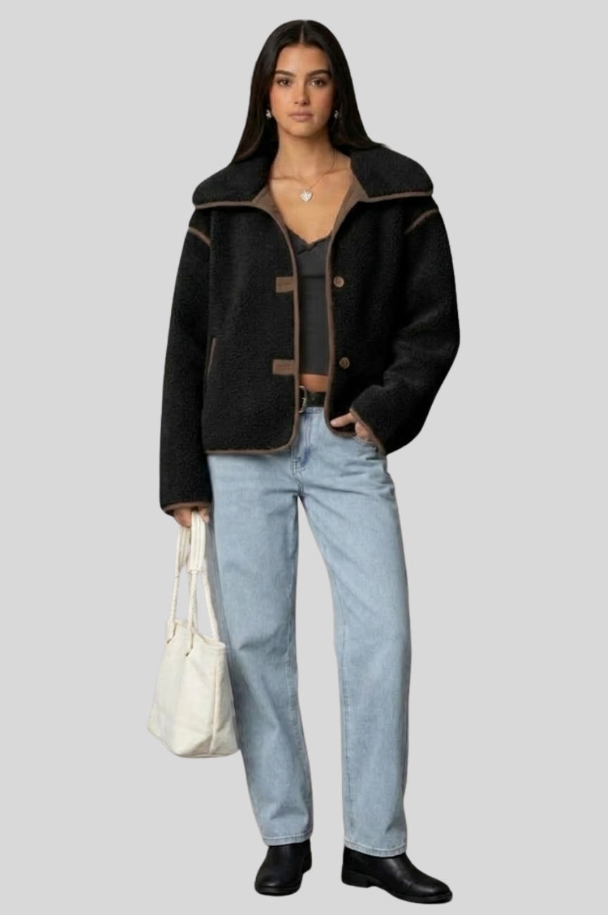 Zermatt Oversized Faux Shearling Jacket