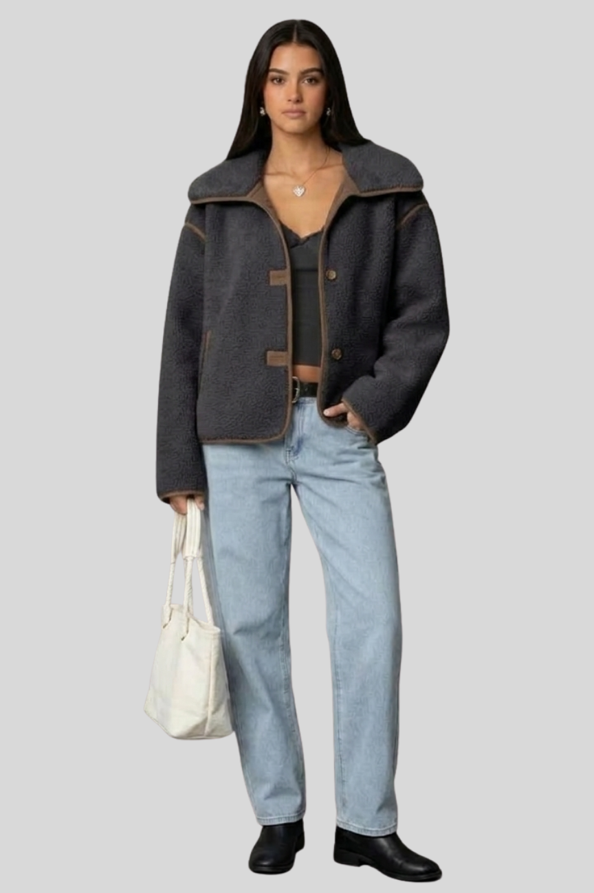 Zermatt Oversized Faux Shearling Jacket
