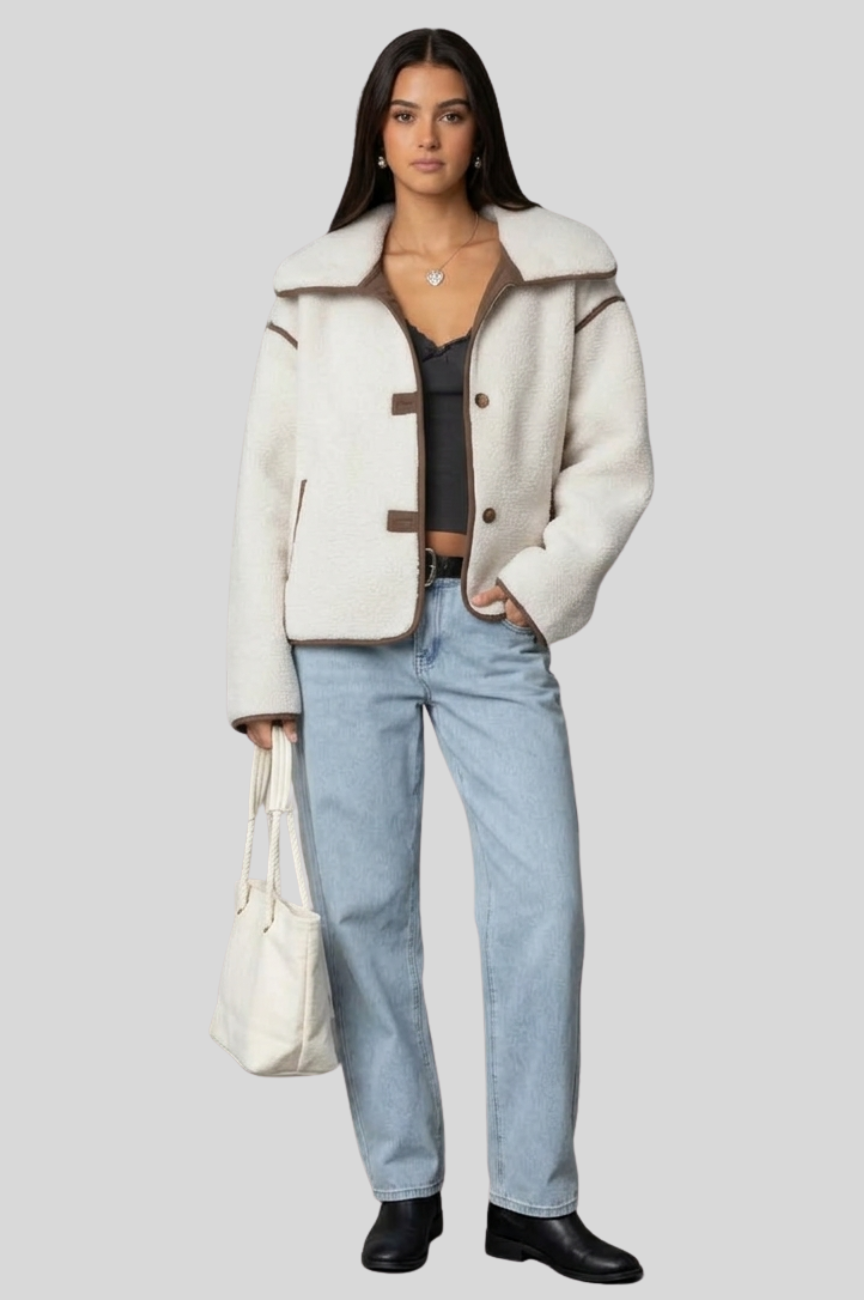 Zermatt Oversized Faux Shearling Jacket